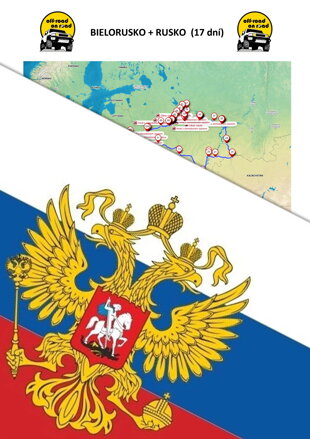 BIELORUSKO - RUSKO  (17 dní)