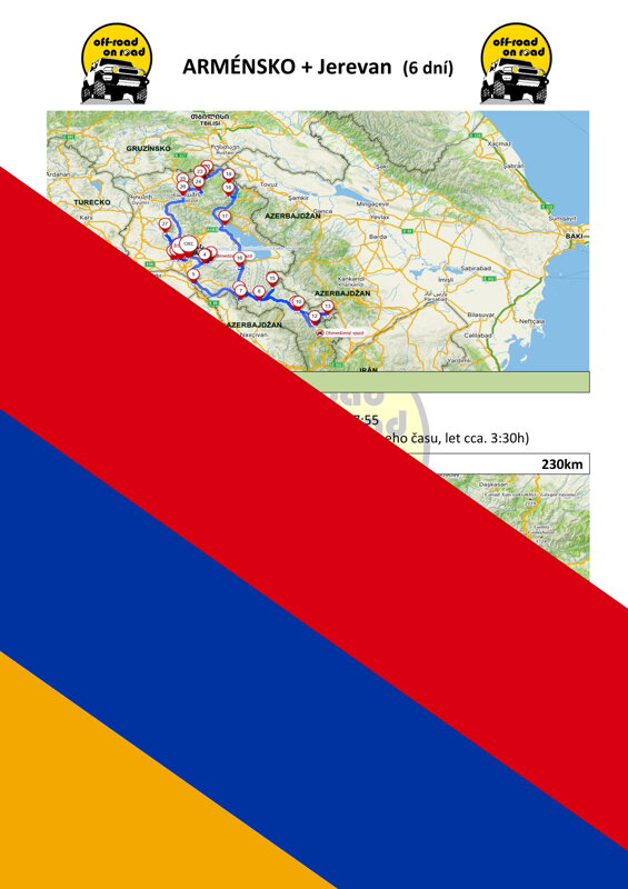 ARMÉNSKO + Jerevan (6 dní)